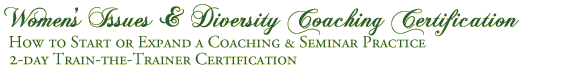 Women's Issues and Diversity 2 Day Certification